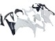 Discount 2013-2017 White Black Kawasaki EX300 Motorcycle Fairings Canada