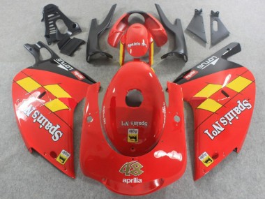 Discount 2000-2005 Red Yellow Black Spains No1 Aprilia RS125 Motorcycle Fairings Canada