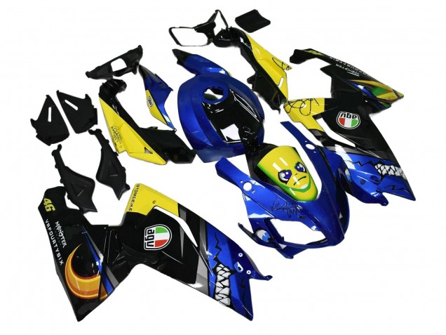 Discount 2006-2011 Blue Yellow Black Shark Aprilia RS125 Motorcycle Fairings Canada
