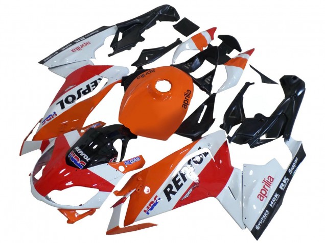 Discount 2006-2011 White Orange Red Repsol Aprilia RS125 Motorcycle Fairings Canada