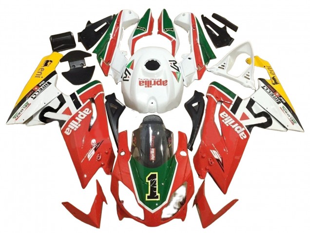 Discount 2006-2011 White Red Green Aprilia RS125 Motorcycle Fairings Canada