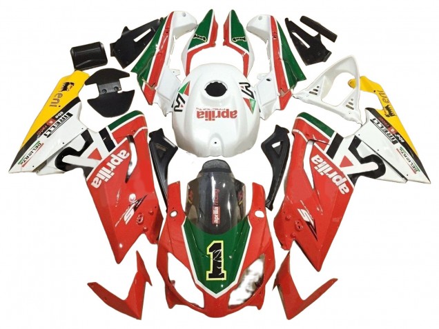 Discount 2006-2011 White Red Green Aprilia RS125 Motorcycle Fairings Canada