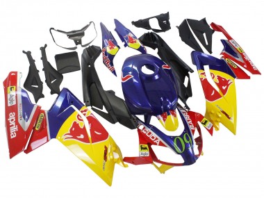 Discount 2006-2011 Yellow Dark Blue Red Bull Aprilia RS125 Motorcycle Fairings Canada