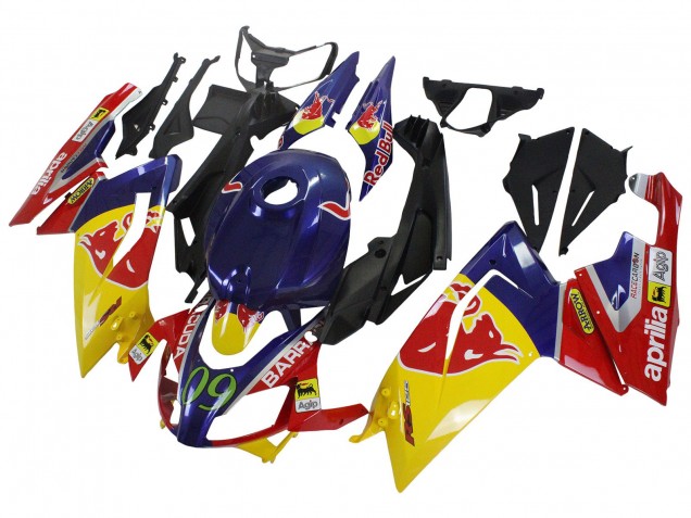 Discount 2006-2011 Yellow Dark Blue Red Bull Aprilia RS125 Motorcycle Fairings Canada