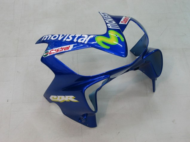 Discount 2004-2007 Blue Yellow Green MoviStar Honda CBR600 F4i Motorcycle Fairings Canada