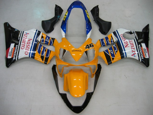 Discount 2004-2007 Yellow Blue White Black Nastro Azzurro Honda CBR600 F4i Motorcycle Fairings Canada