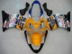 Discount 2004-2007 Yellow Blue White Black Nastro Azzurro Honda CBR600 F4i Motorcycle Fairings Canada