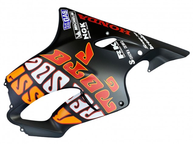 Discount 2004-2007 Matte Black Orange Rossi Honda CBR600 F4i Motorcycle Fairings Canada