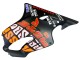 Discount 2004-2007 Matte Black Orange Rossi Honda CBR600 F4i Motorcycle Fairings Canada