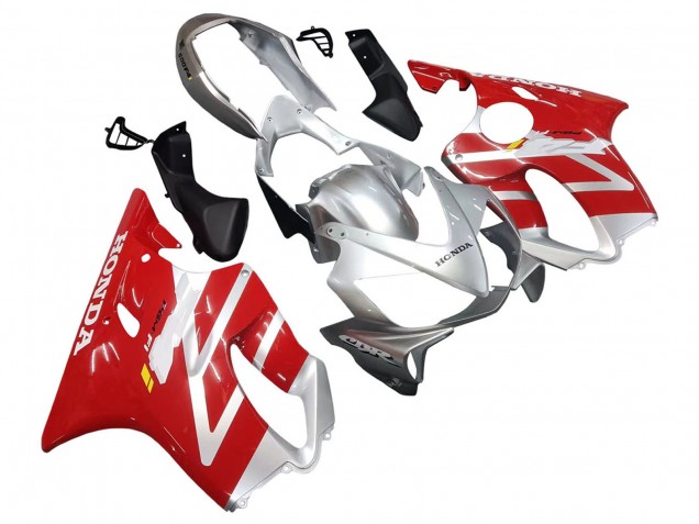 Discount 2004-2007 Silver Red Honda CBR600 F4i Motorcycle Fairings Canada