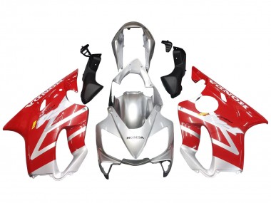 Discount 2004-2007 Silver Red Honda CBR600 F4i Motorcycle Fairings Canada
