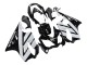 Discount 2004-2007 White Glossy Black Honda CBR600 F4i Motorcycle Fairings Canada