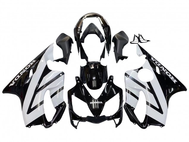 Discount 2004-2007 White Glossy Black Honda CBR600 F4i Motorcycle Fairings Canada