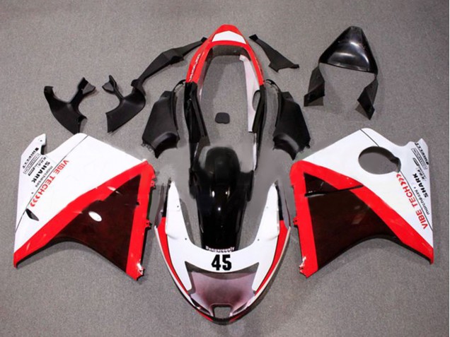Discount 1996-2007 White Red Glossy Black Honda CBR1100XX Blackbird Motorcycle Fairings Canada