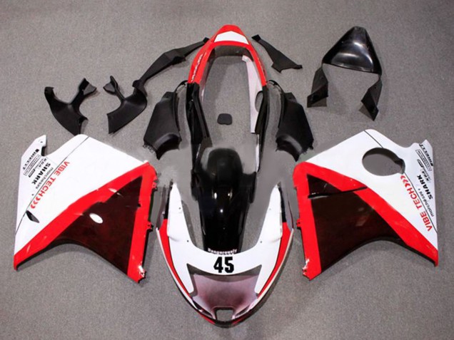 Discount 1996-2007 White Red Glossy Black Honda CBR1100XX Blackbird Motorcycle Fairings Canada