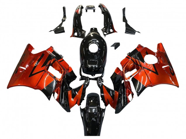 Discount 1991-1994 Orange Glossy Black Honda CBR600 F2 Motorcycle Fairings Canada
