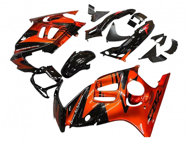 Discount 1995-1996 Orange Glossy Black Honda CBR600 F3 Motorcycle Fairings Canada