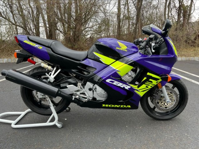 Discount 1997-1998 Blue Neon Yellow Honda CBR600 F3 Motorcycle Fairings Canada