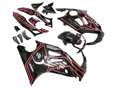 Discount 1997-1998 Red Glossy Black Honda CBR600 F3 Motorcycle Fairing Kits Canada