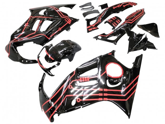 Discount 1997-1998 Red Glossy Black Honda CBR600 F3 Motorcycle Fairing Kits Canada