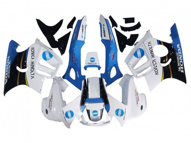 Discount 1997-1998 White Blue Glossy Black Honda CBR600 F3 Motorcycle Fairings Canada