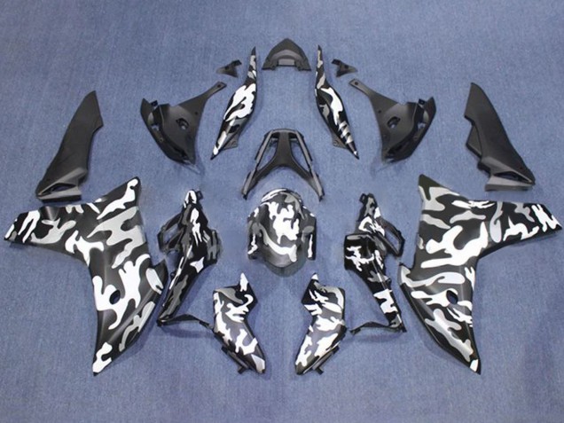 Discount 2011-2013 Black White Camouflage Honda CBR600F Motorcycle Fairings Canada