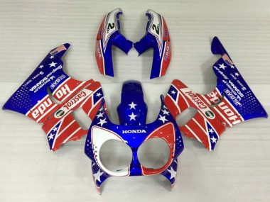 Discount 1992-1993 White Red Blue Star Castrol Honda CBR900RR 893 Motorcycle Fairings Canada