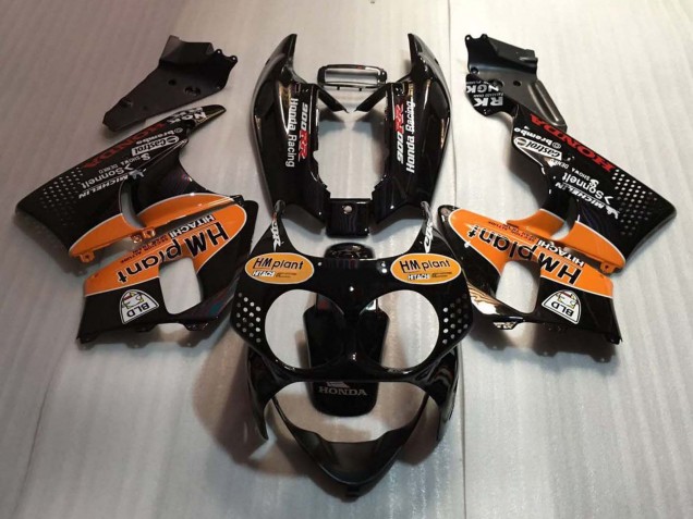 Discount 1992-1993 Glossy Black Orange Hm Plant Honda CBR900RR 893 Motorcycle Fairings Canada
