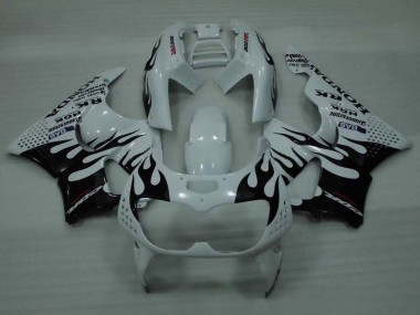 Discount 1994-1995 White Glossy Black Flame Honda CBR900RR 893 Motorcycle Fairings Canada