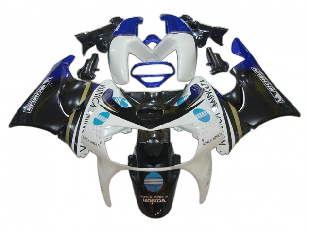 Discount 1998-1999 White Blue Glossy Black Konica Minolta Honda CBR900RR 919 Motorcycle Fairings Canada