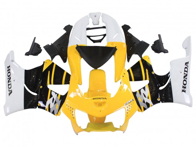 Discount 1998-1999 White Yellow Glossy Black Honda CBR900RR 919 Motorcycle Fairings Canada