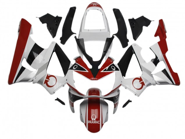 Discount 2000-2001 White Red Glossy Black Pramac Honda CBR900RR 929 Motorcycle Fairings Canada