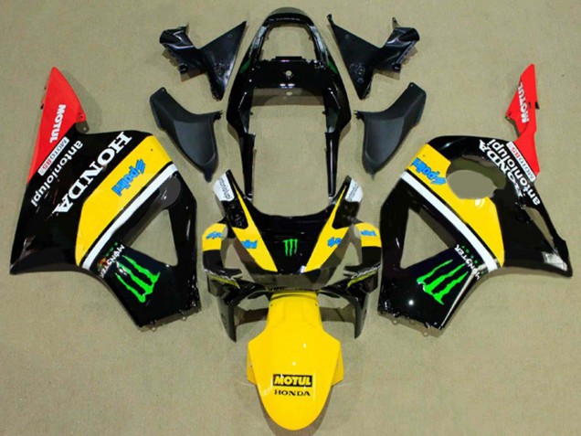 Discount 2002-2003 Glossy Black Yellow Red Green Monster Honda CBR900RR 954 Motorcycle Fairings Canada
