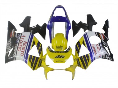 Discount 2002-2003 Blue Yellow Glossy Black Red Nastro Azzurro 46 Honda CBR900RR 954 Motorcycle Fairings Canada