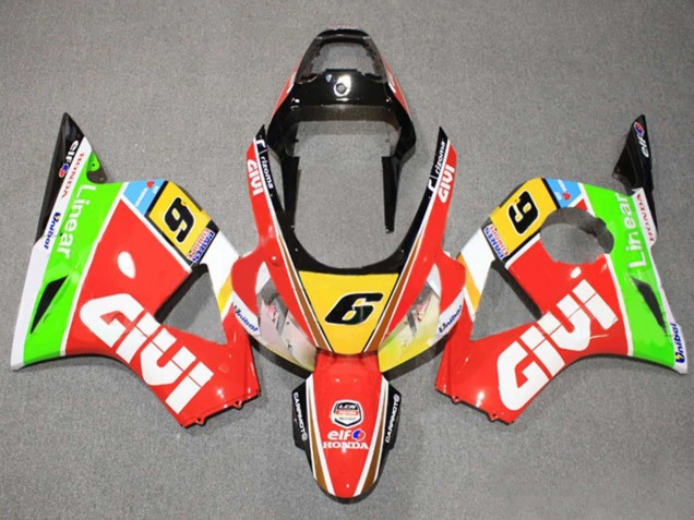 Discount 2002-2003 White Red Yellow Blue Green Black Elf Givi 6 Honda CBR900RR 954 Motorcycle Fairings Canada