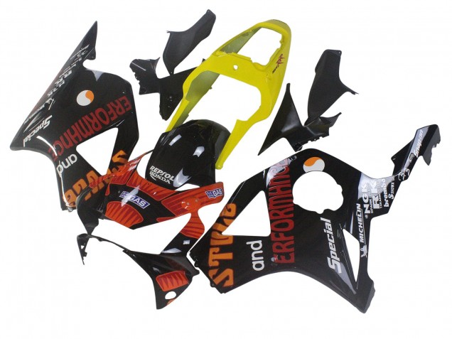 Discount 2002-2003 Yellow Red Glossy Black Repsol Rossi Honda CBR900RR 954 Motorcycle Fairings Canada