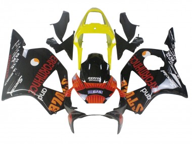 Discount 2002-2003 Yellow Red Glossy Black Repsol Rossi Honda CBR900RR 954 Motorcycle Fairings Canada
