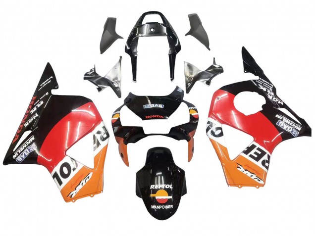 Discount 2002-2003 Orange White Red Glossy Black Repsol Honda CBR900RR 954 Motorcycle Fairing Kits Canada