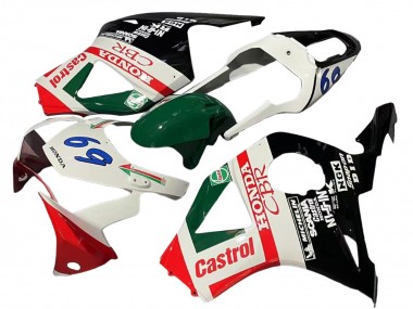 Discount 2002-2003 White Red Green Glossy Black Castrol Honda CBR900RR 954 Motorcycle Fairings Canada
