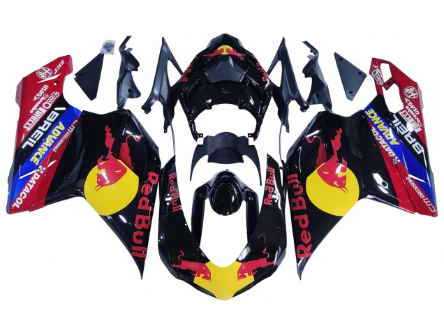 Discount 2007-2014 Glossy Black Yellow Blue Red Bull Ducati 848/1098/1198 Motorcycle Fairings Canada