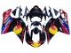 Discount 2007-2014 Glossy Black Yellow Blue Red Bull Ducati 848/1098/1198 Motorcycle Fairings Canada