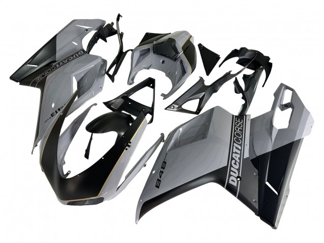 Discount 2007-2014 Silver Gold Matte Black Ducati 848 Motorcycle Fairings Canada