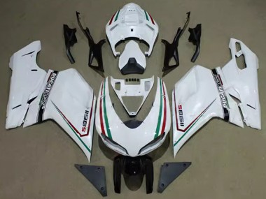 Discount 2007-2014 White Red Green Black Corse Ducati 1198 Motorcycle Fairings Canada
