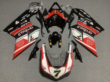 Discount 2007-2014 White Red Glossy Black Ducati 848/1098/1198 Motorcycle Fairing Kits Canada