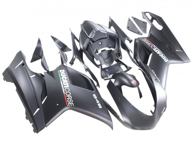Discount 2007-2014 Matte Grey Ducati 848 Motorcycle Fairings Canada