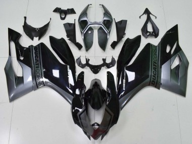 Discount 2011-2014 Grey Glossy Black Ducati Panigale 1199 Motorcycle Fairings Canada