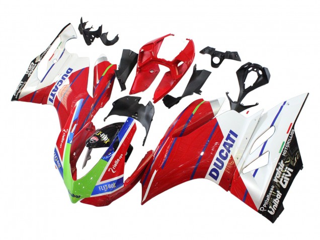 Discount 2011-2014 White Red Green Blue Glossy Black Flex-Box Ducati Panigale 899/1199 Motorcycle Fairings Canada