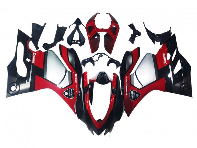 Discount 2011-2014 Red Silver Black Ducati 1199 Motorcycle Fairings Canada