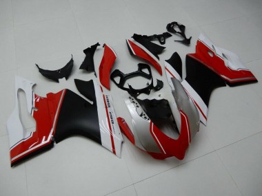 Discount 2011-2014 White Red Matte Black Ducati 1199 Motorcycle Fairings Canada