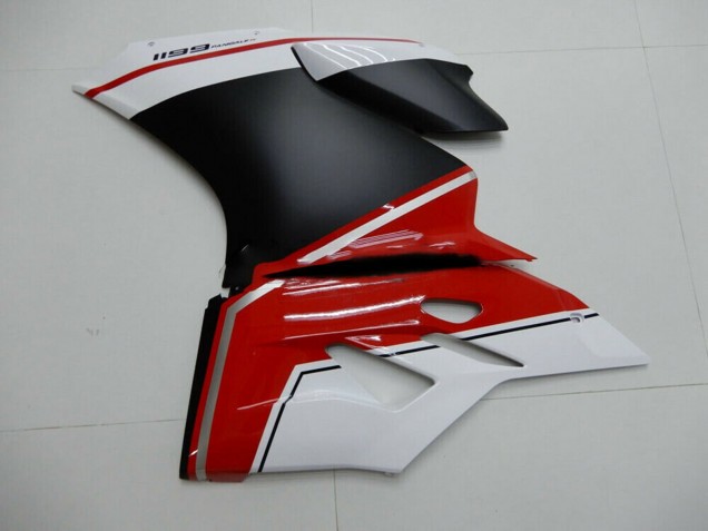 Discount 2011-2014 White Red Matte Black Ducati 1199 Motorcycle Fairings Canada